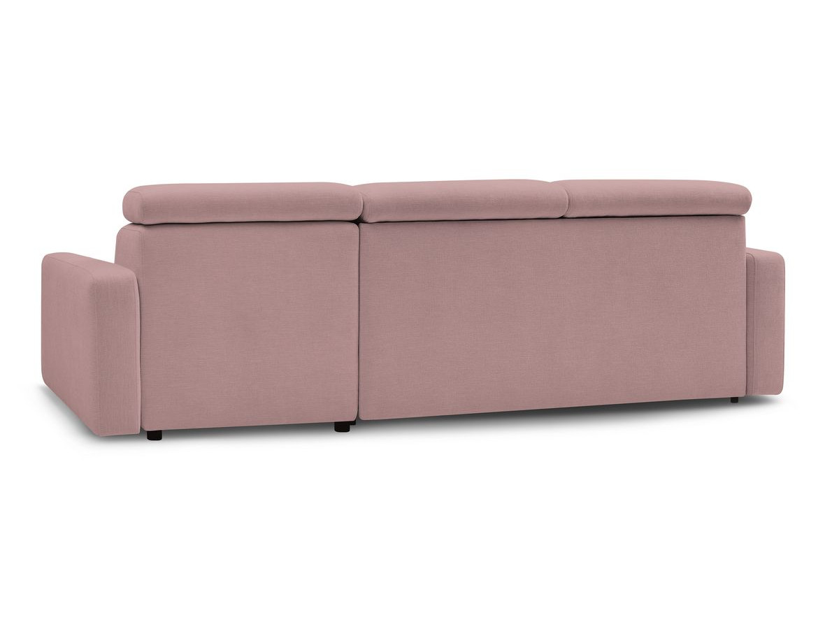 Canapé d'angle réversible convertible coffre MONACO tissu lisse
