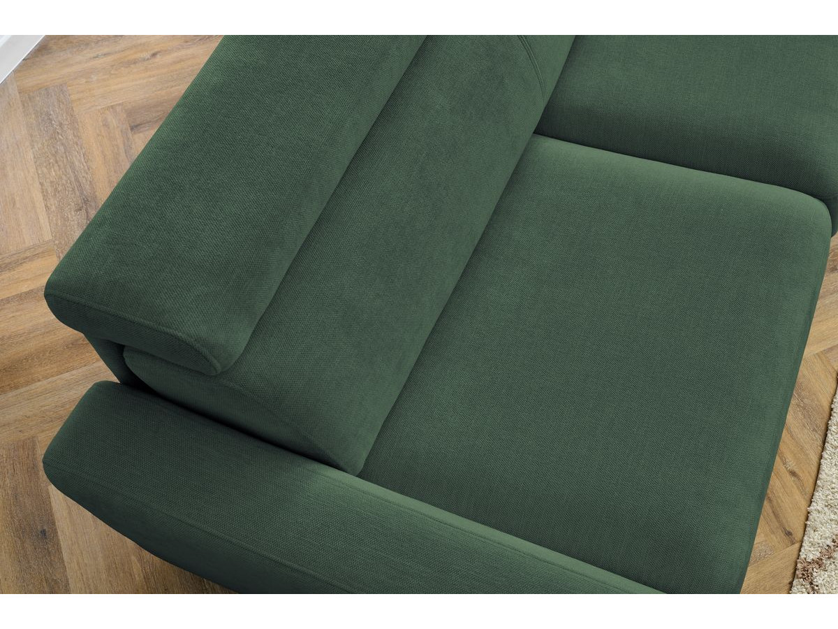Canapé d'angle réversible convertible coffre MONACO tissu lisse