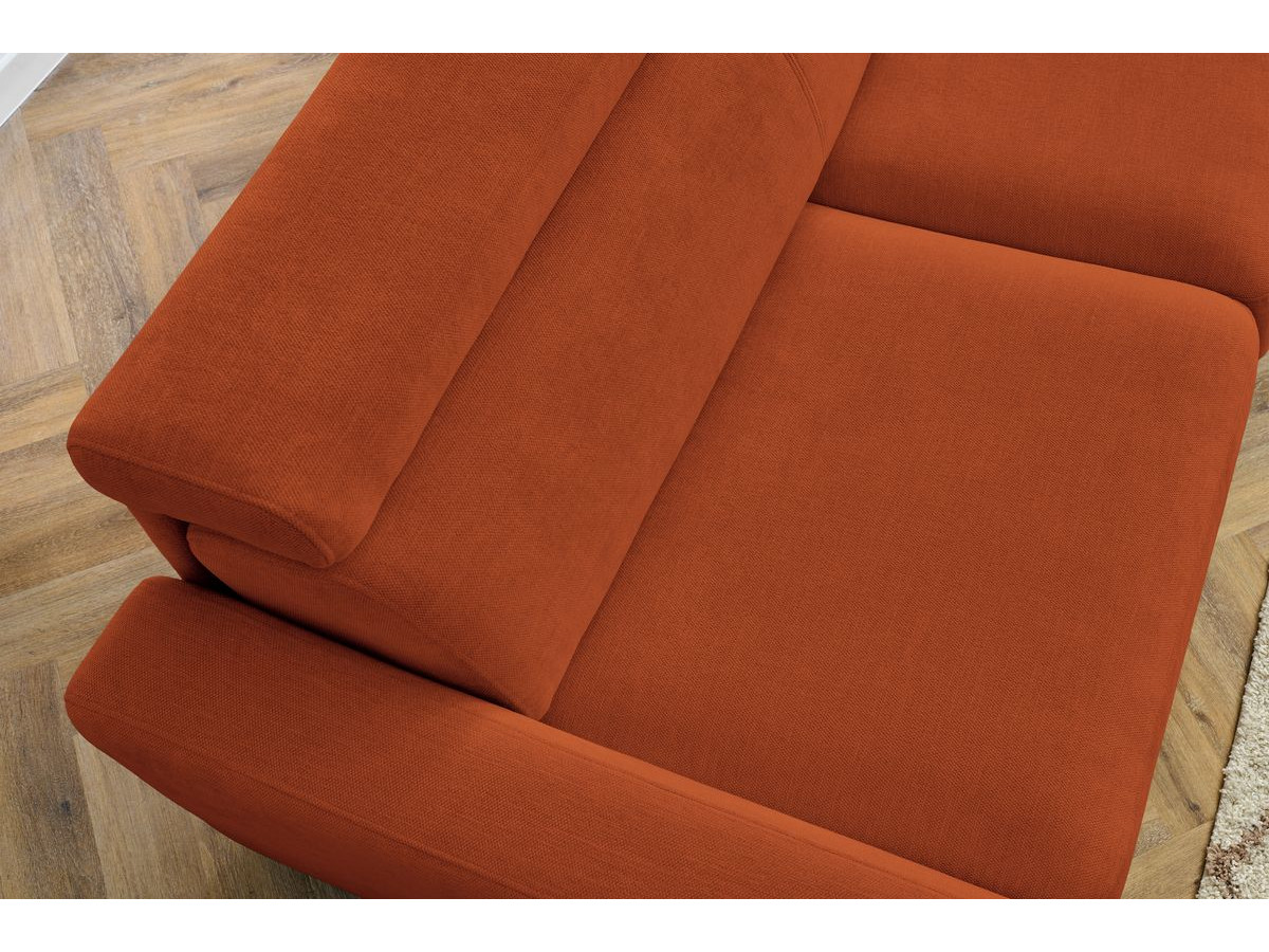 Canapé d'angle réversible convertible coffre MONACO tissu lisse