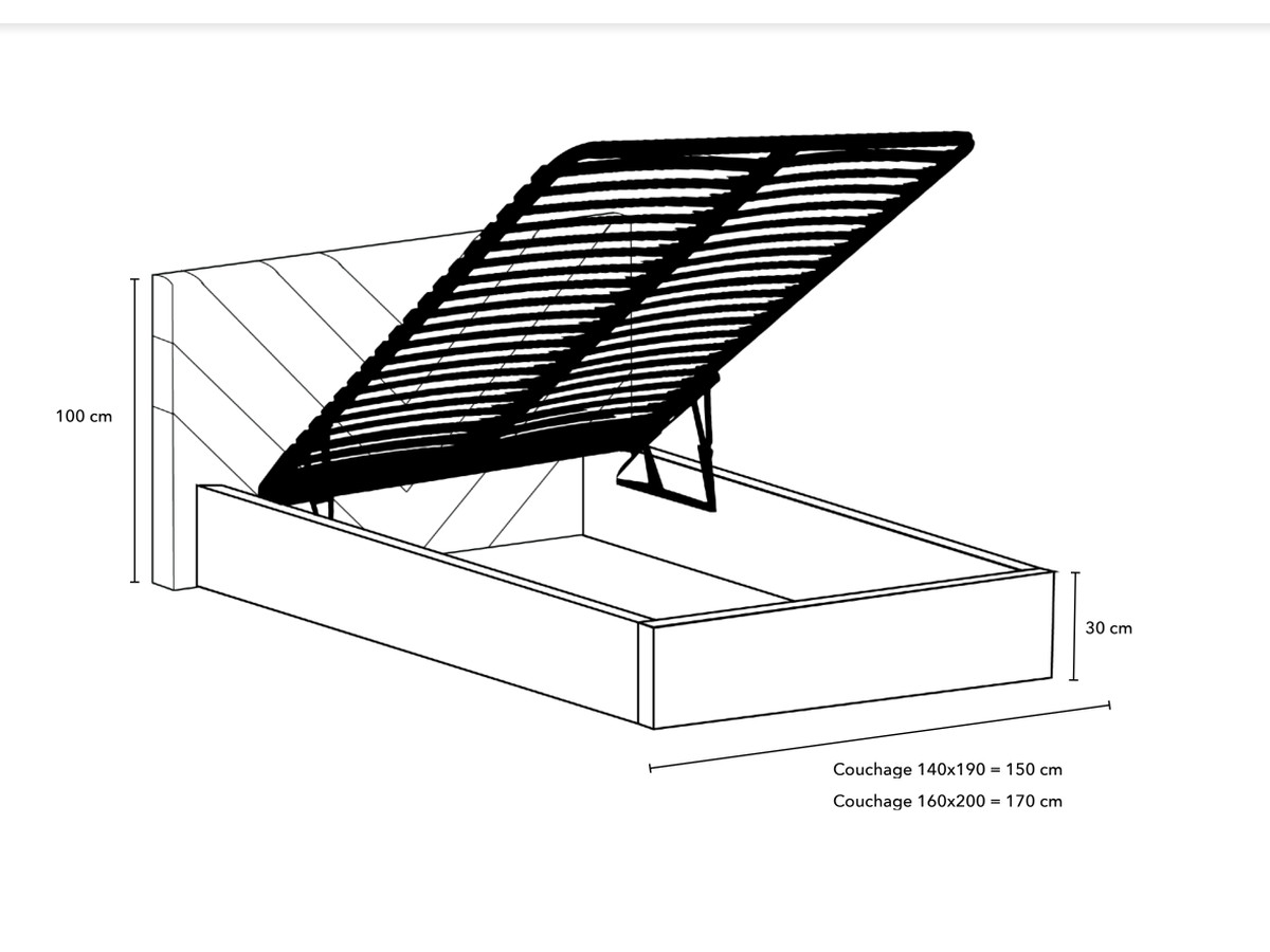 ROMANE opbergbed
