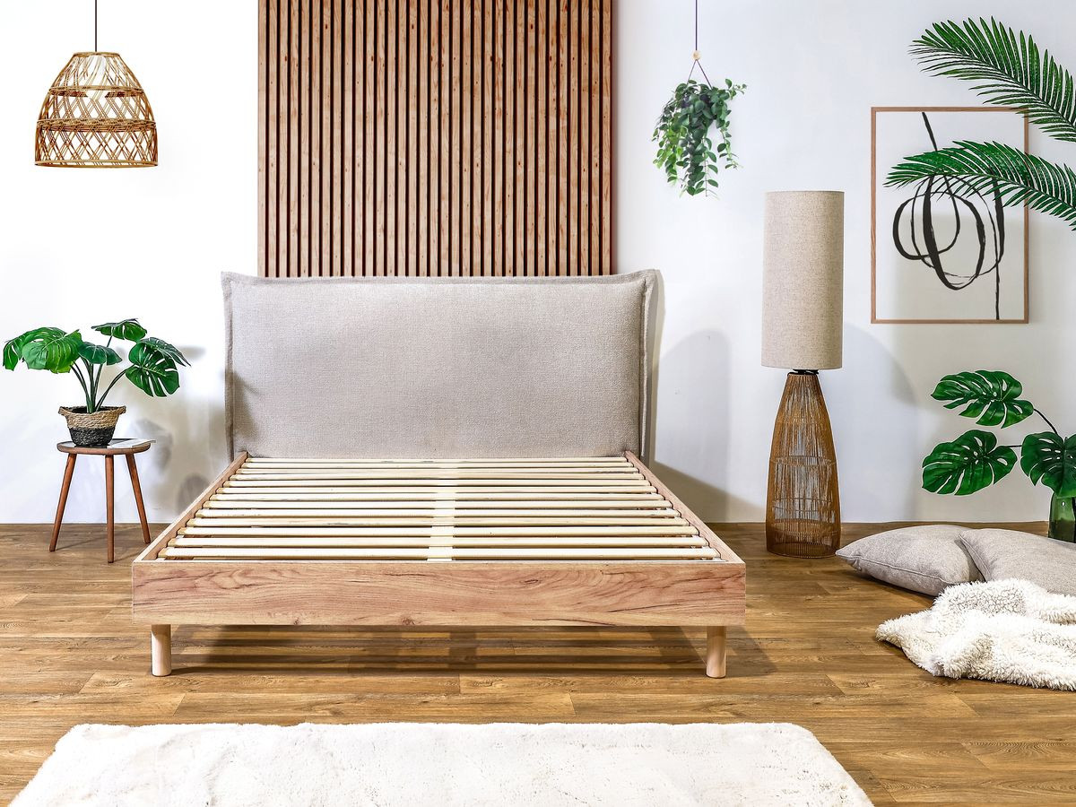 CHARLIE bed met massieve lattenbodem