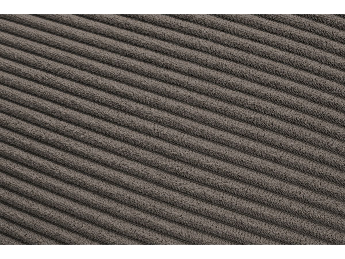 Canapé d'angle fixe EVEREST tissu chiné - Orange - Angle droit - 10 coussins