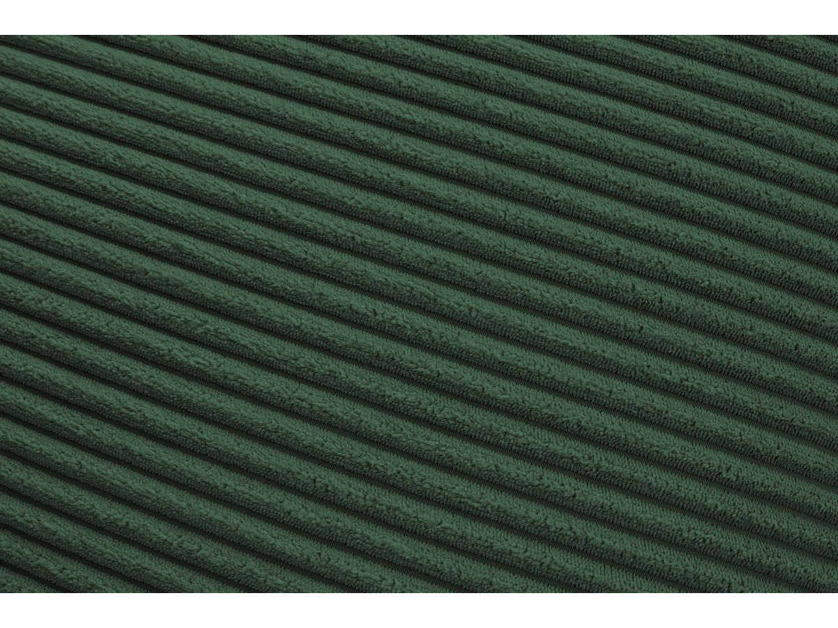 Canapé d'angle fixe EVEREST tissu chiné - Orange - Angle droit - 10 coussins