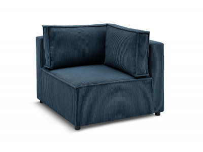 Angle pour canapé modulable NIHAD tissu velours côtelé