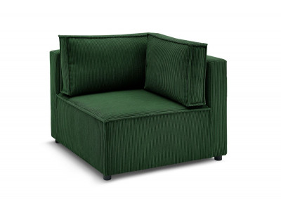 Angle pour canapé modulable NIHAD tissu velours côtelé