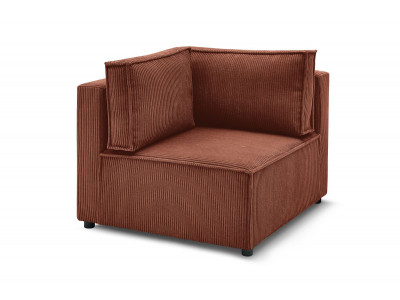 Angle pour canapé modulable NIHAD tissu velours côtelé