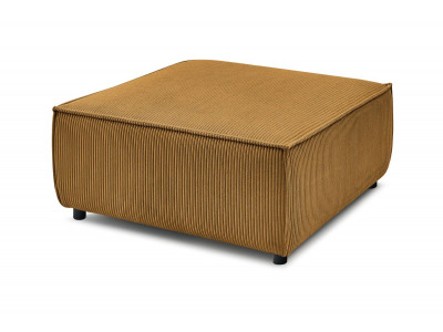 Pouf pour canapé modulable NIHAD tissu velours côtelé