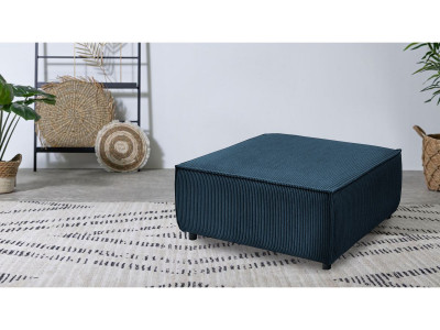 Pouf pour canapé modulable NIHAD tissu velours côtelé