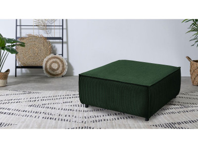 Pouf pour canapé modulable NIHAD tissu velours côtelé