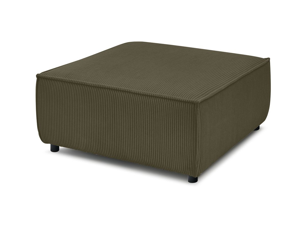 Pouf pour canapé modulable NIHAD tissu velours côtelé