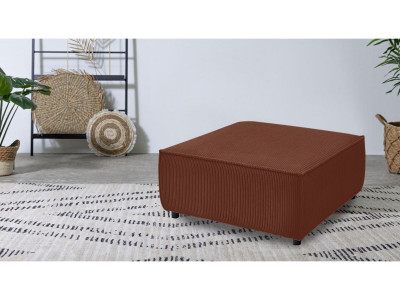Pouf pour canapé modulable NIHAD tissu velours côtelé