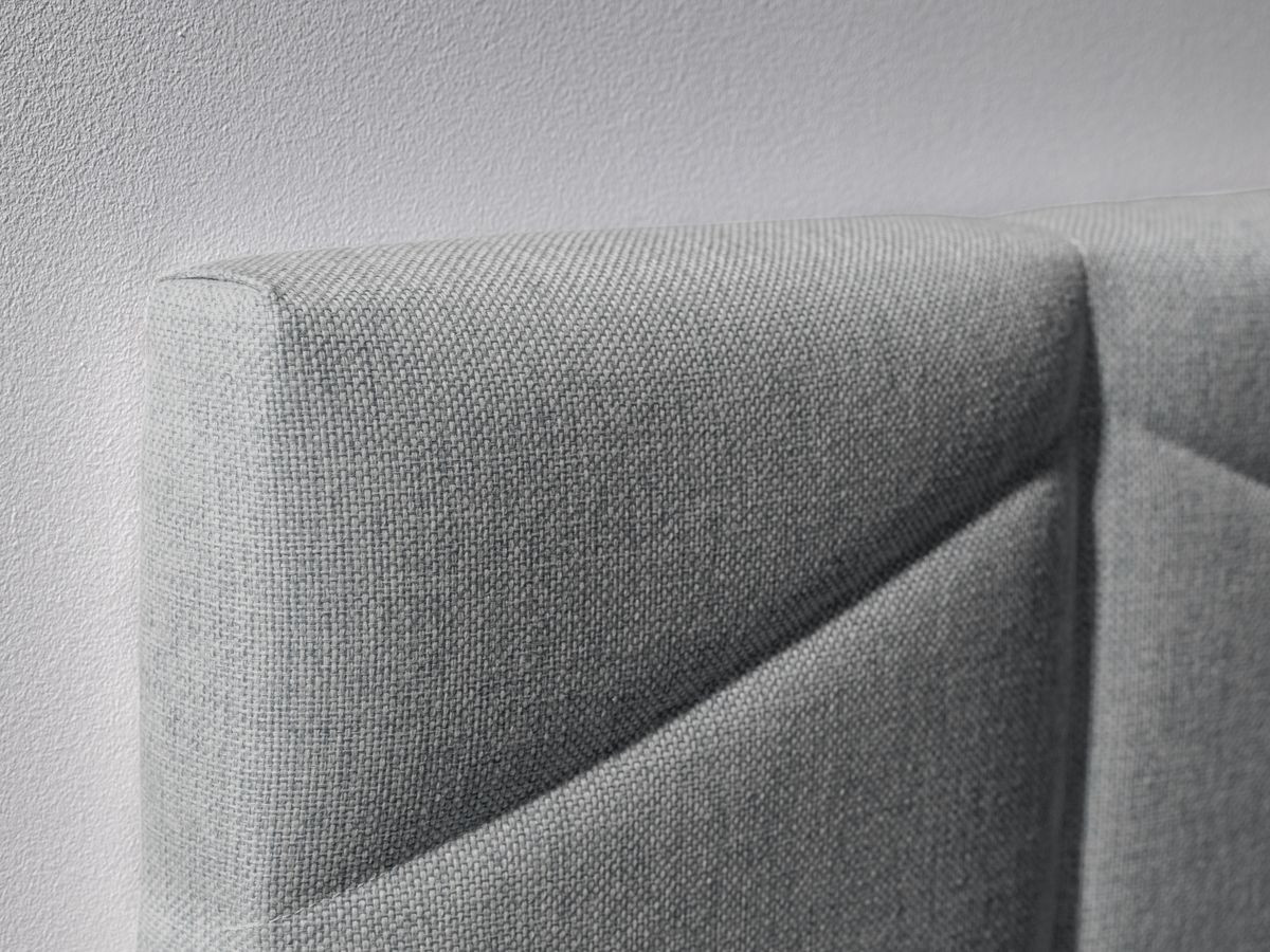 Tête de lit BELLEVILLE gris clair — vue 4