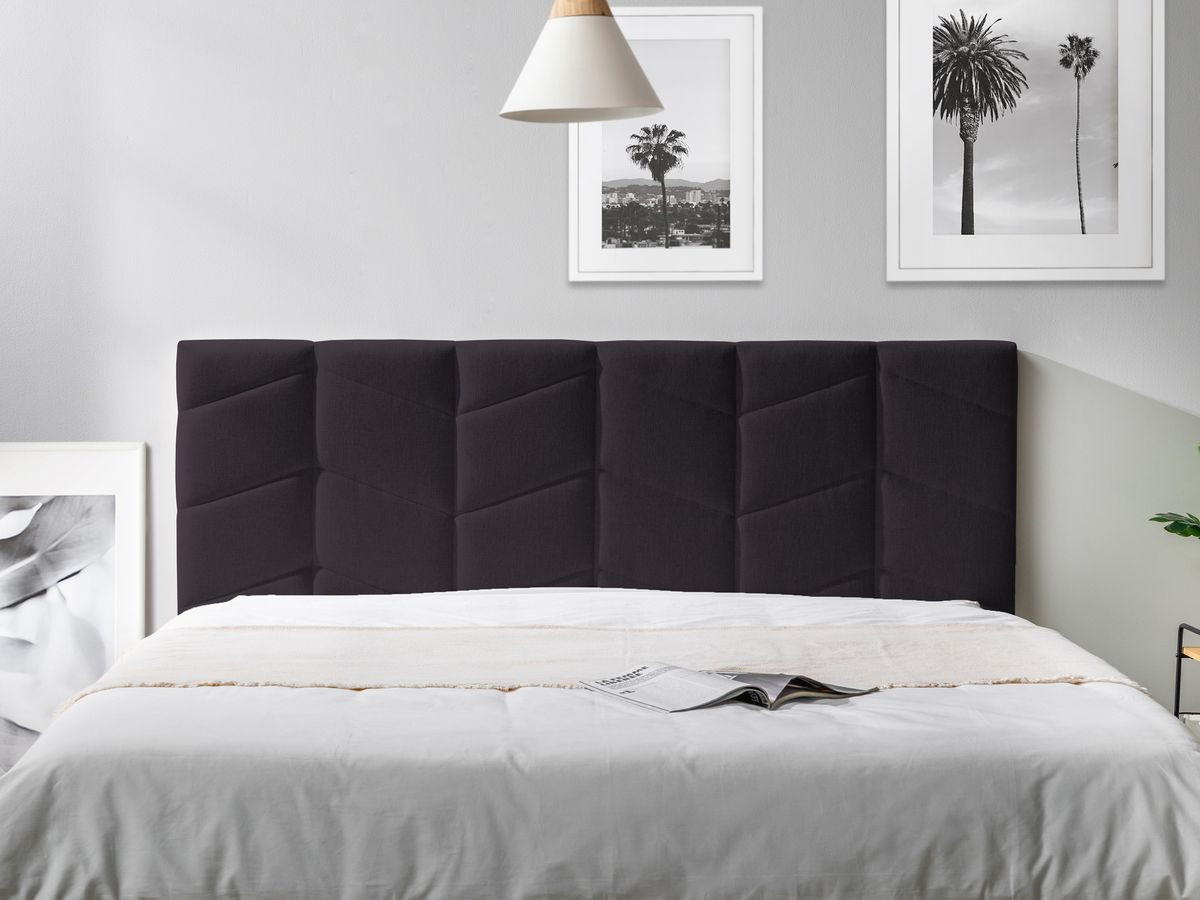 Tête de lit BELLEVILLE gris foncé — vue 4