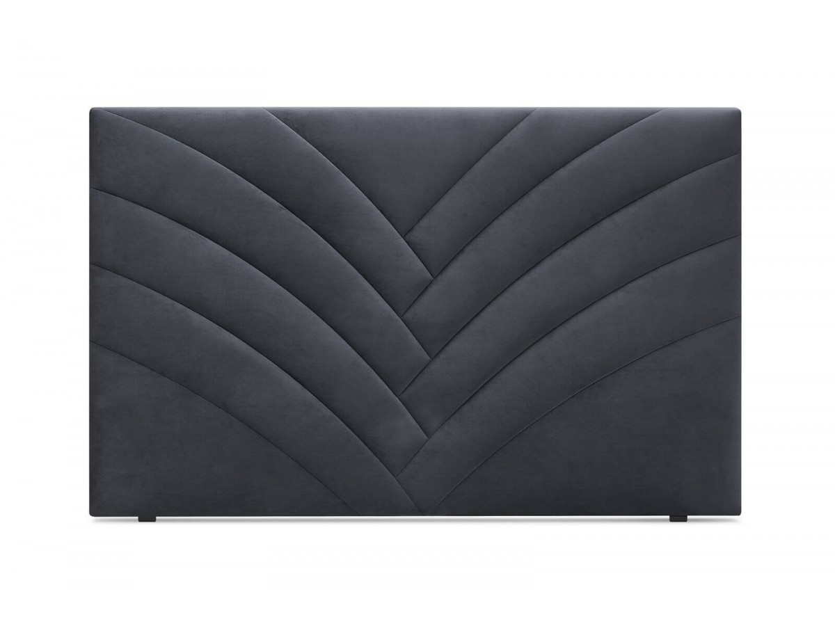 Tête de lit VELVET gris foncé
