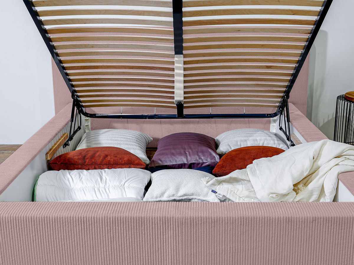 Lit coffre NIHAD rangement XL