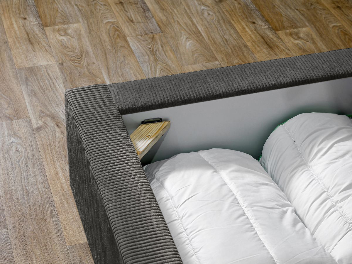 Lit coffre NIHAD rangement XL