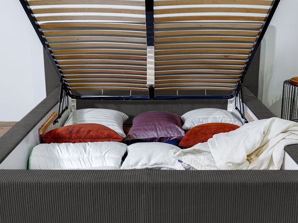 Lit coffre NIHAD rangement XL