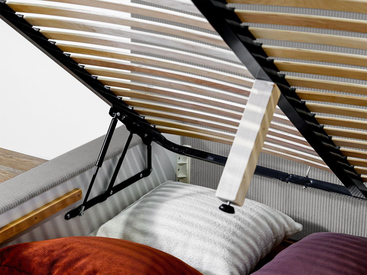 Lit coffre NIHAD rangement XL