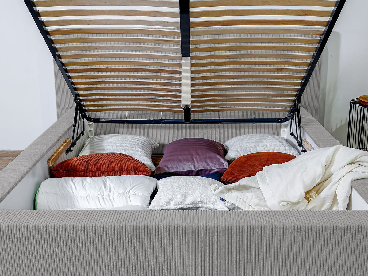 Lit coffre NIHAD rangement XL