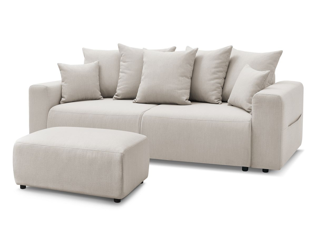 ENVY prosta sofa rozkładana z kufrem