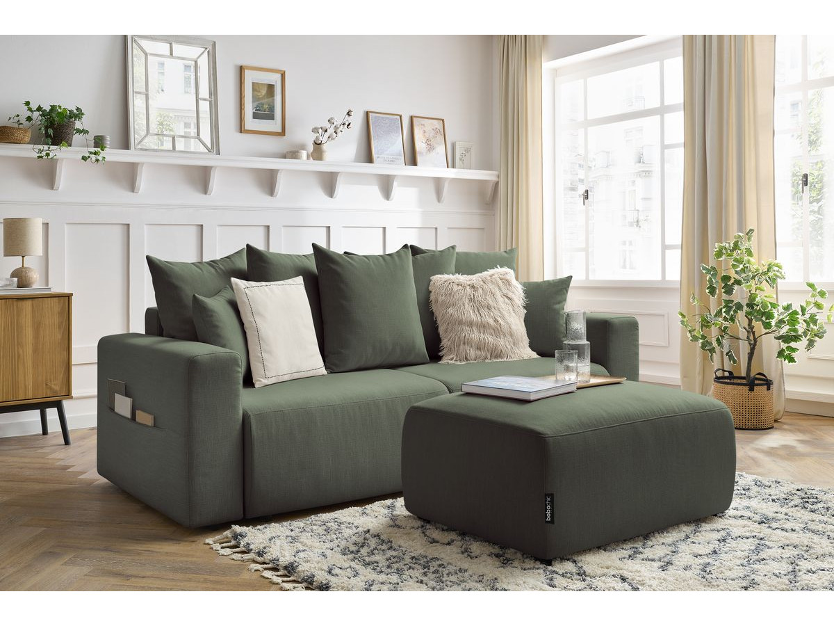 ENVY prosta sofa rozkładana z kufrem