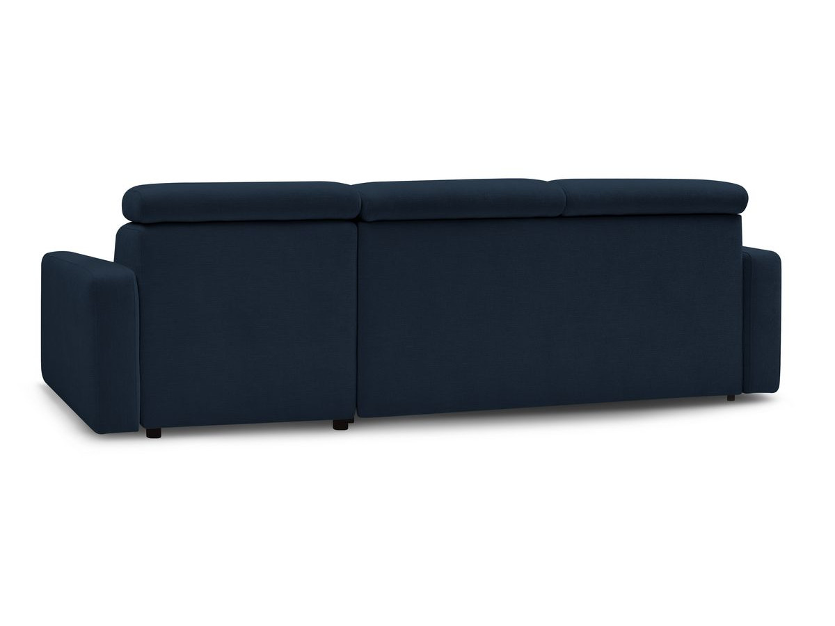 Canapé d'angle réversible convertible coffre MONACO tissu lisse