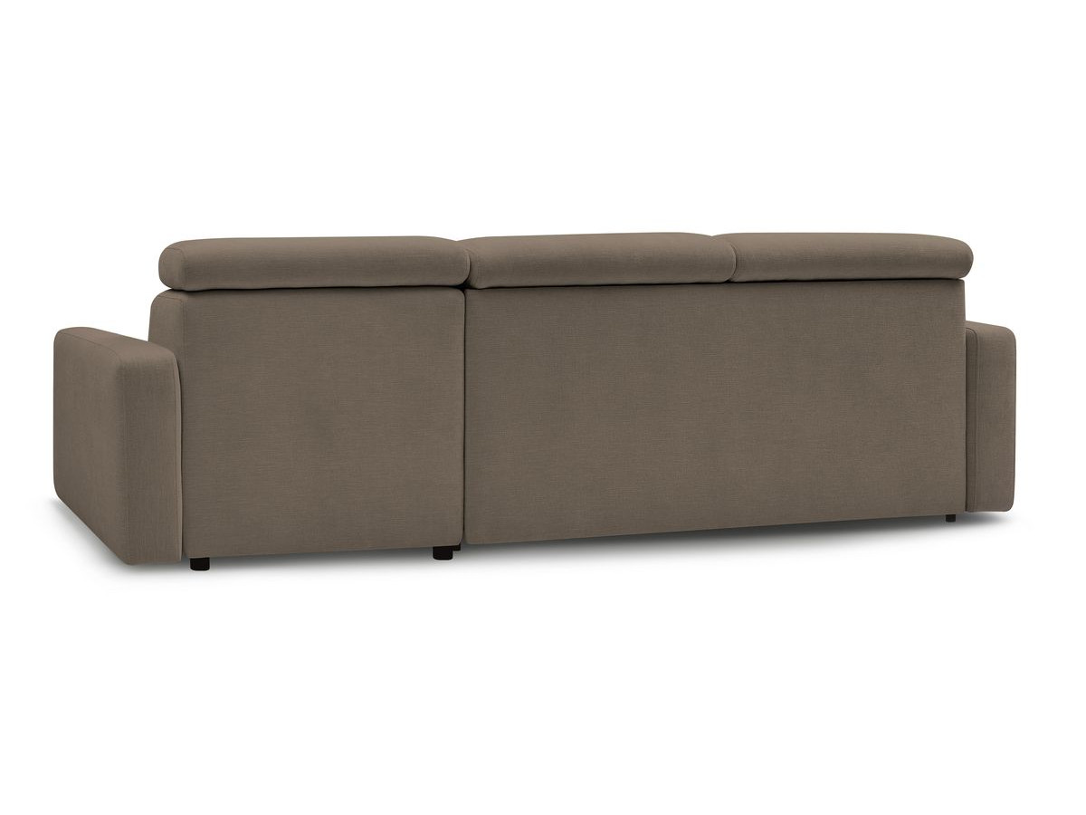 Canapé d'angle réversible convertible coffre MONACO tissu lisse