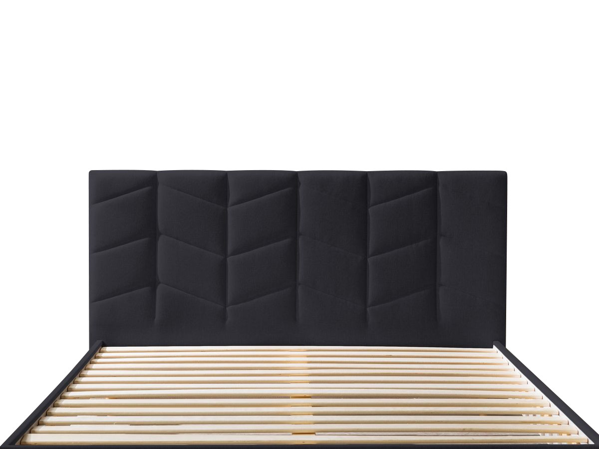 Tête de lit BELLEVILLE gris foncé