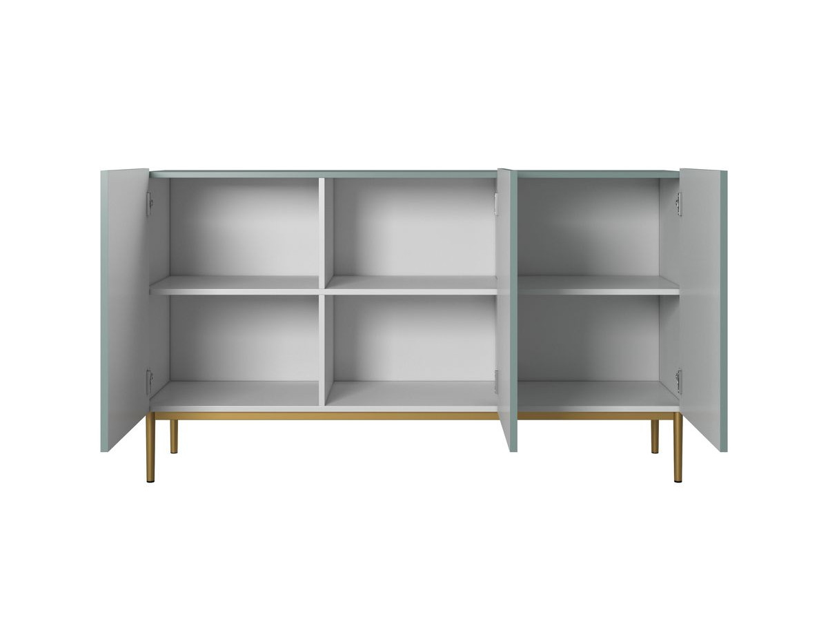 KASHA 3-deurs dressoir 150 cm gouden poten
