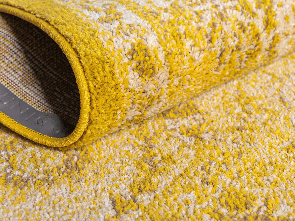 Tapis poils ras MIRA motif vintage