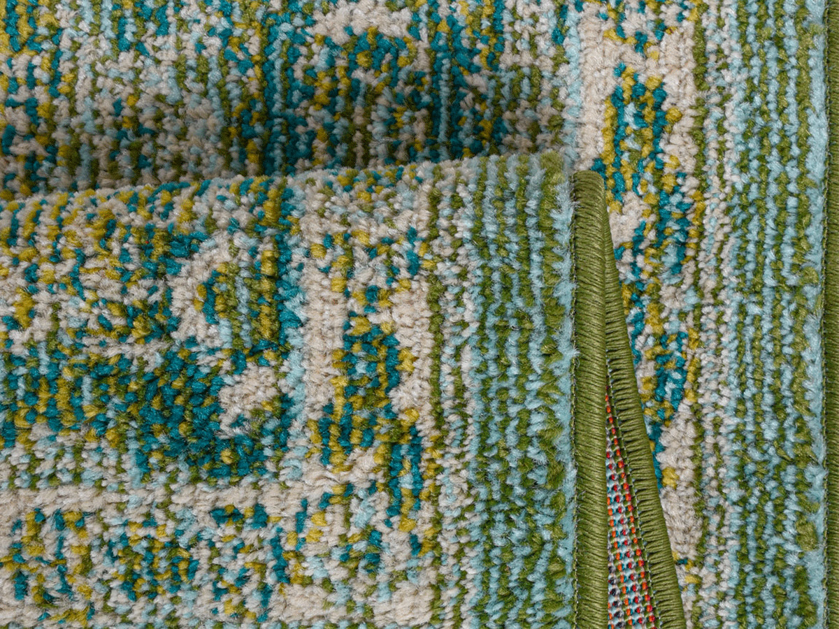 MIRA laagpolig vloerkleed met vintage patroon