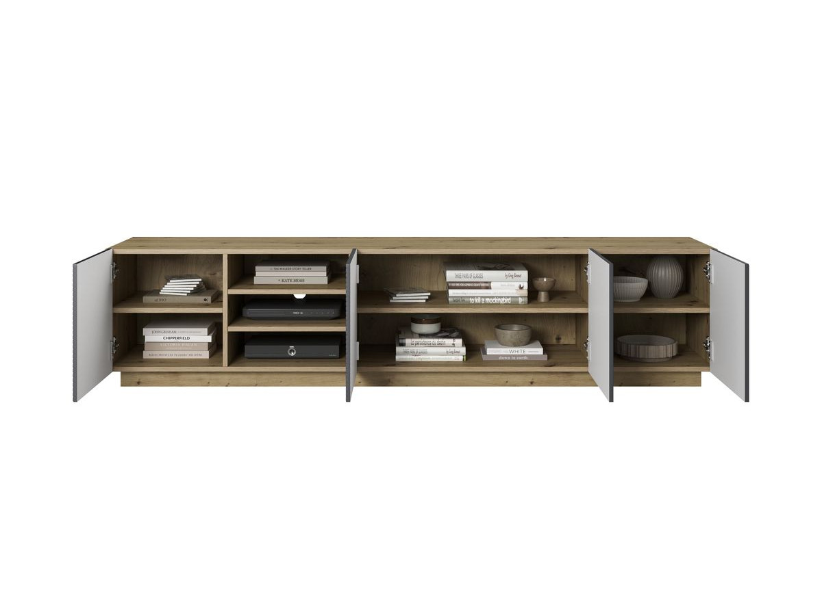 ALICE 200 cm tv-meubel met nissen