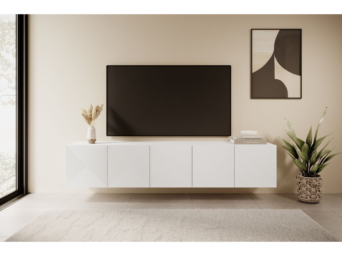Meuble TV suspendu 200 cm ALICE
