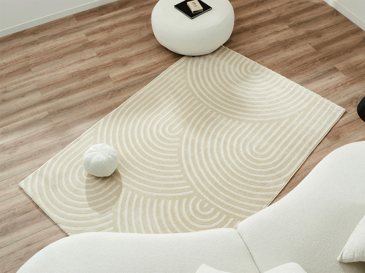 NOLAN laagpolig vloerkleed met abstract patroon