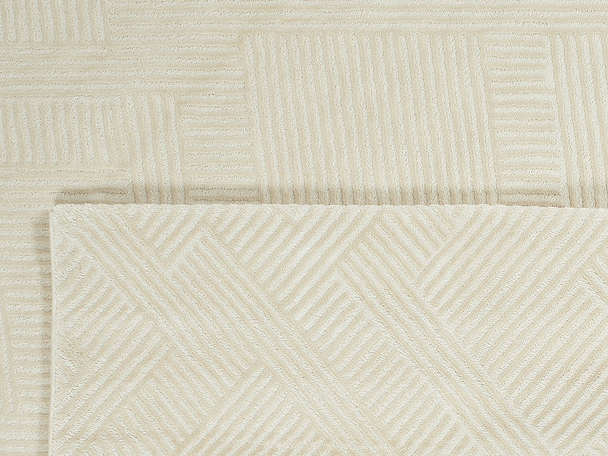 Tapis poils ras LUCIE motif abstrait