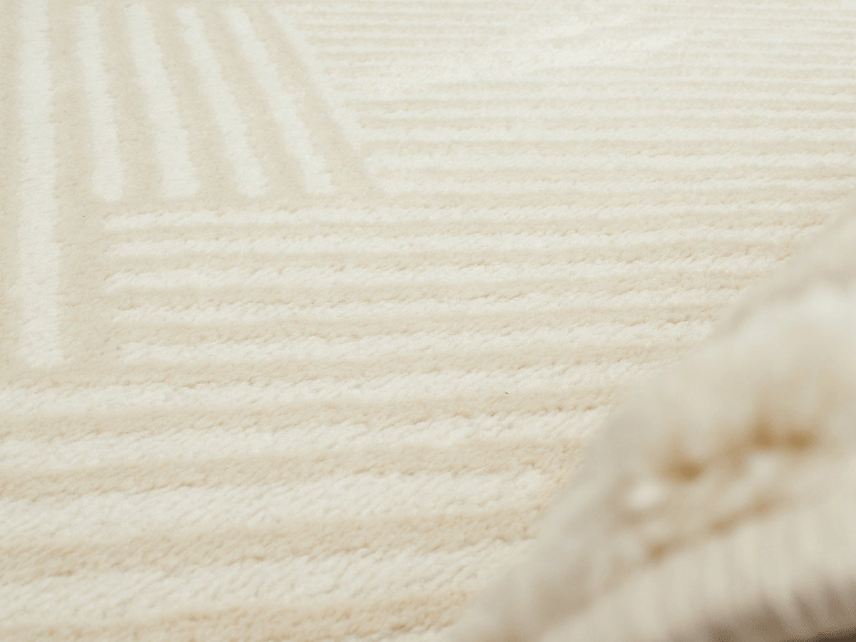 LUCIE laagpolig vloerkleed met abstract patroon