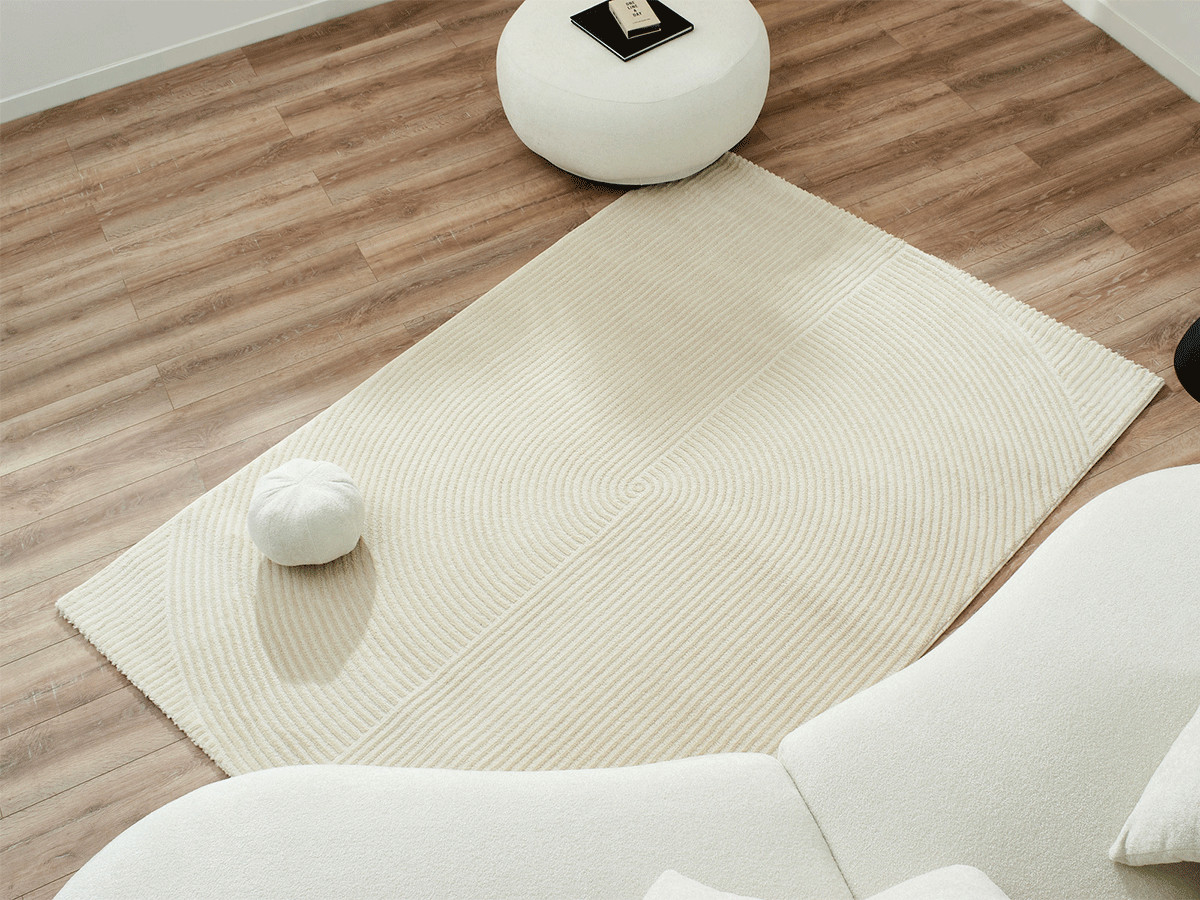 JANE laagpolig vloerkleed met abstract patroon