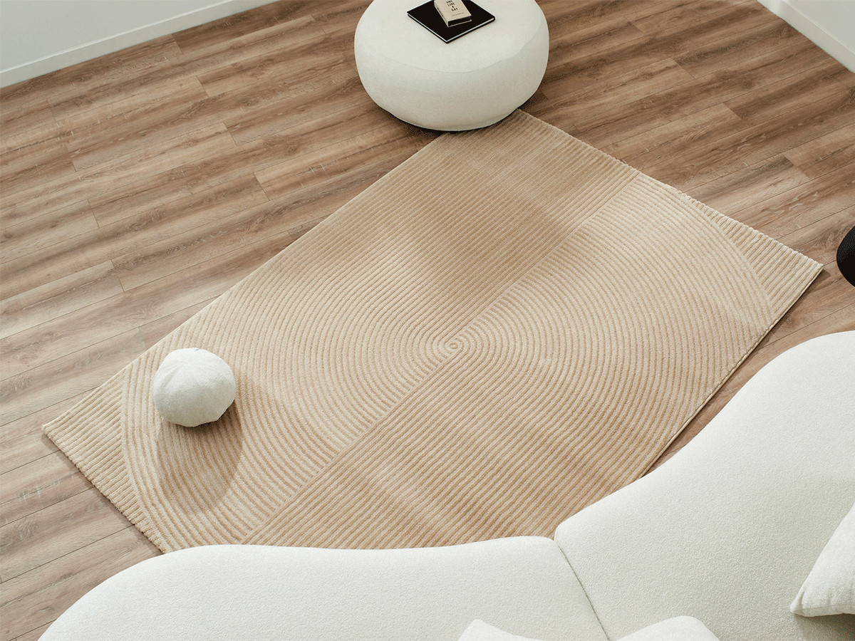 JANE laagpolig vloerkleed met abstract patroon