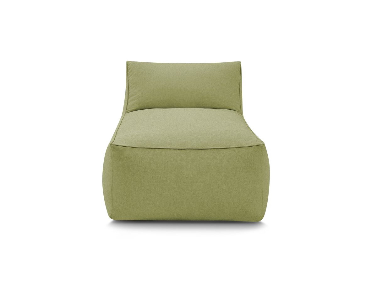Chaise longue zonder armleuningen voor de modulaire tuinbank RIVIERA