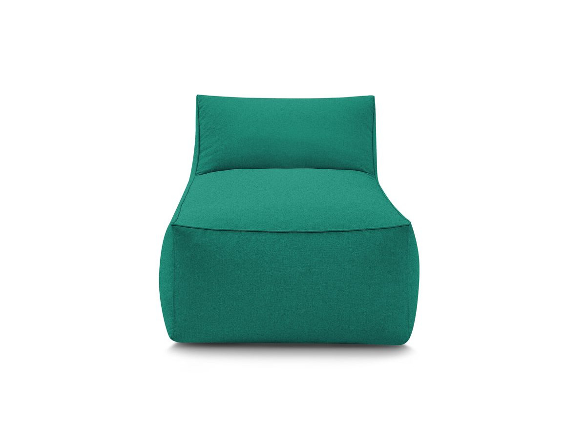 Chaise longue zonder armleuningen voor de modulaire tuinbank RIVIERA
