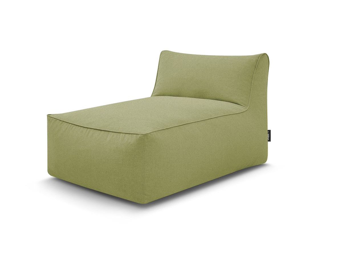 Chaise longue zonder armleuningen voor de modulaire tuinbank RIVIERA