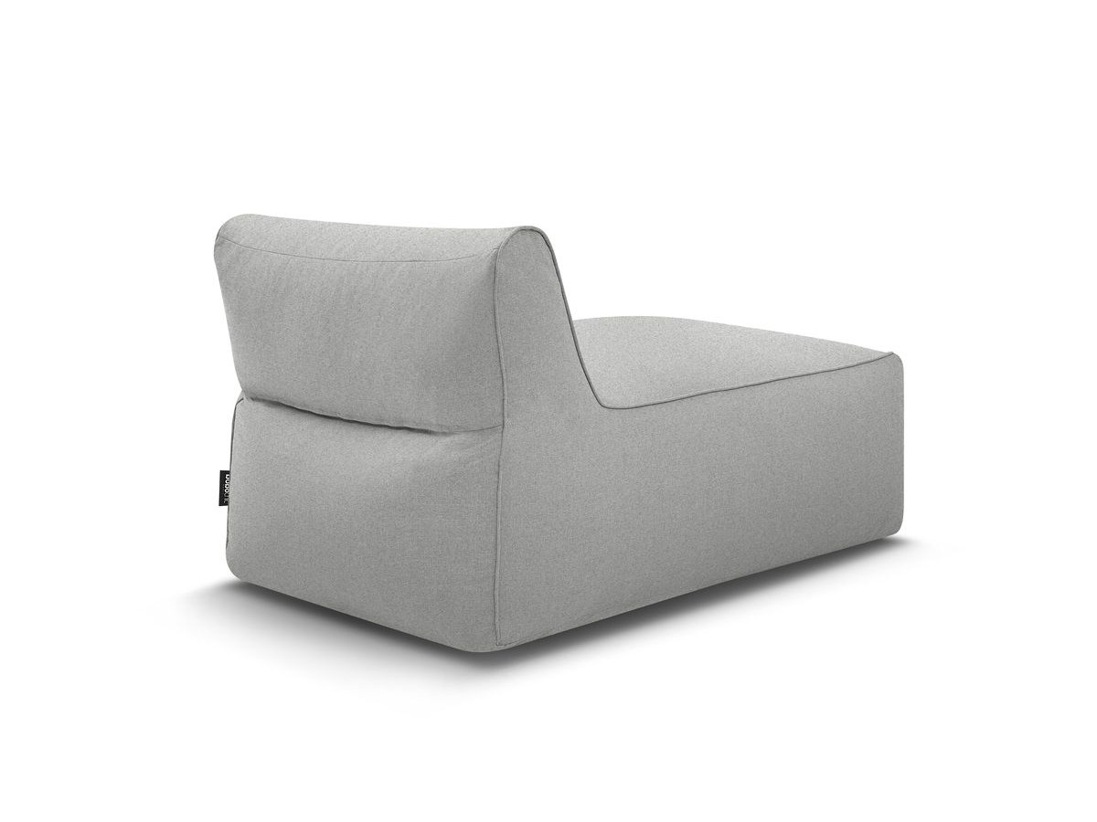 Chaise longue zonder armleuningen voor de modulaire tuinbank RIVIERA