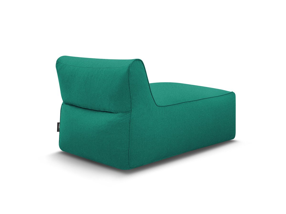 Chaise longue zonder armleuningen voor de modulaire tuinbank RIVIERA