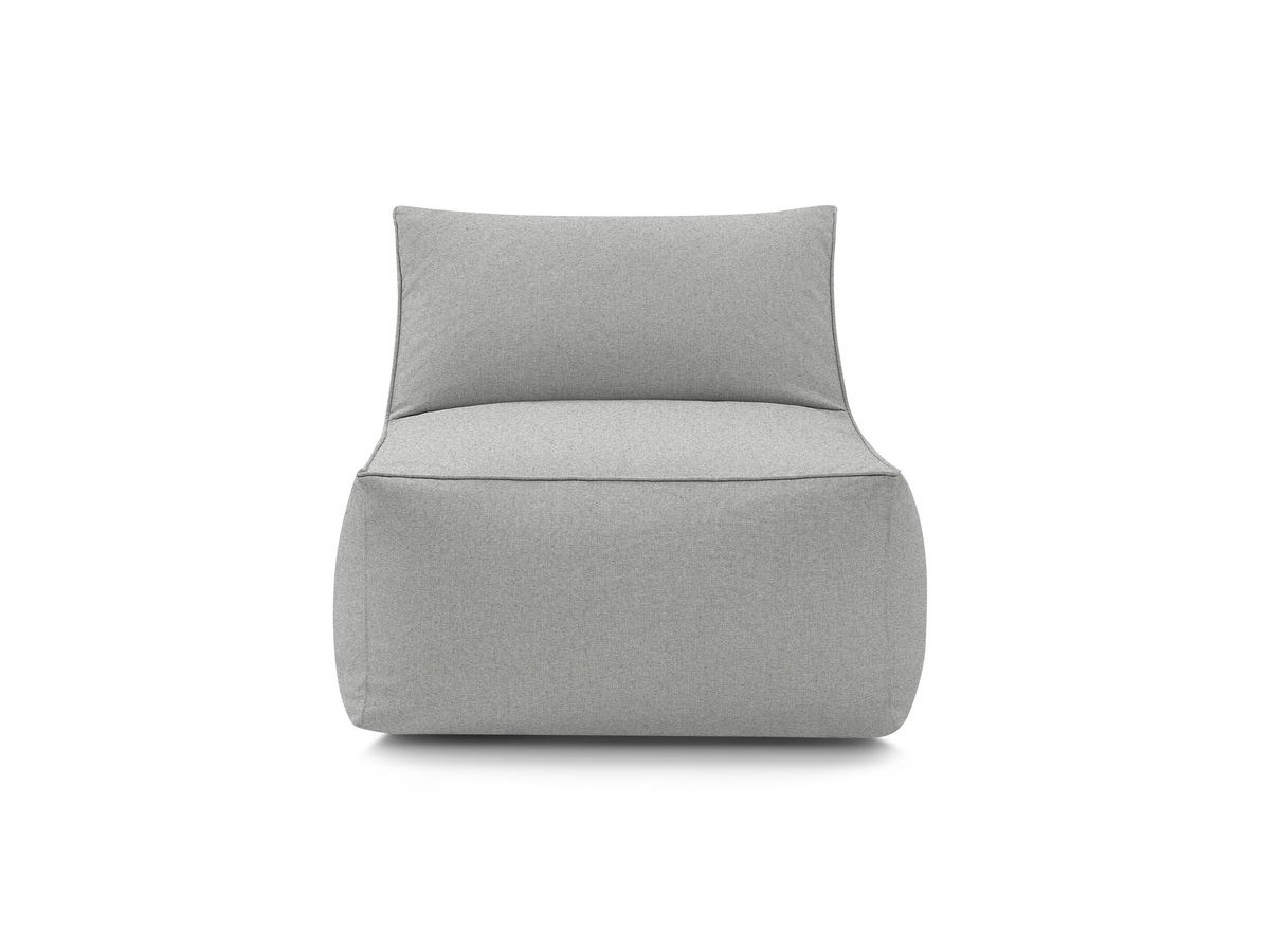 Chauffeuse 1 place sans accoudoir pour canapé de jardin modulable RIVIERA