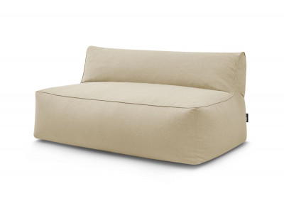 Chauffeuse 2 places sans accoudoir pour canapé de jardin modulable RIVIERA