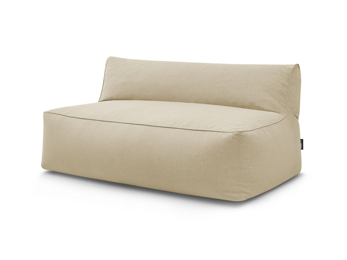 Chauffeuse 2 places sans accoudoir pour canapé de jardin modulable RIVIERA