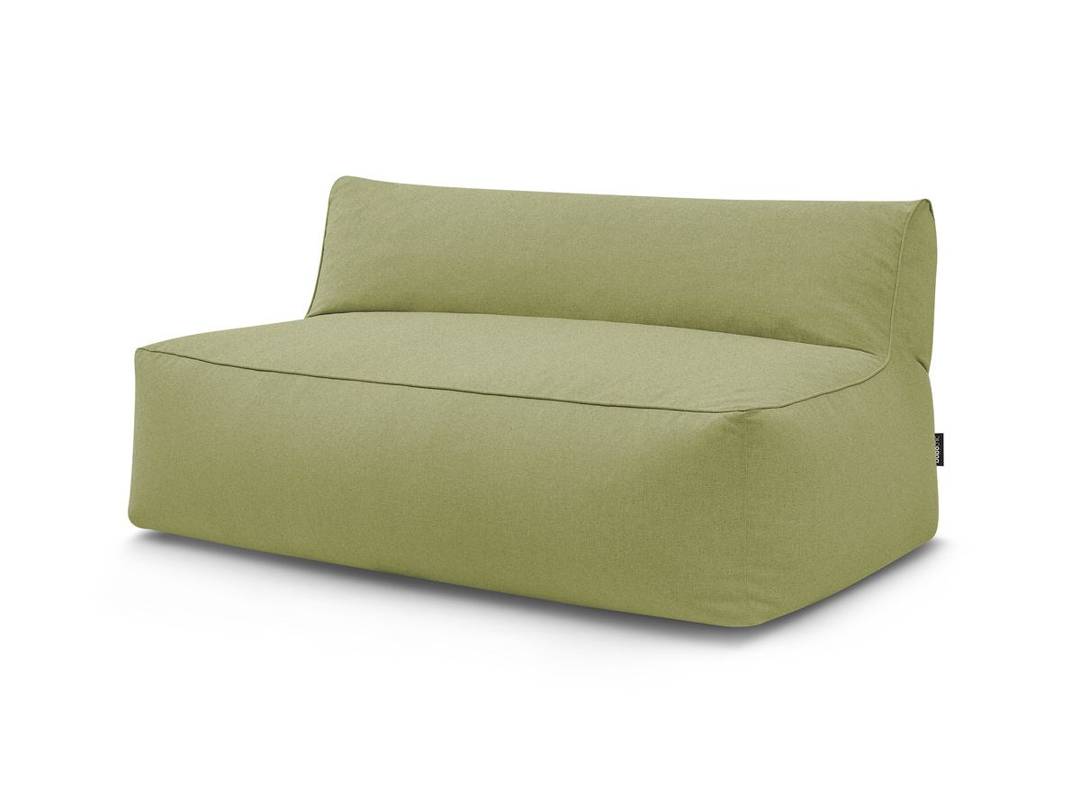 Chauffeuse 2 places sans accoudoir pour canapé de jardin modulable RIVIERA vert   BOBOCHIC