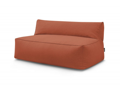 Chauffeuse 2 places sans accoudoir pour canapé de jardin modulable RIVIERA