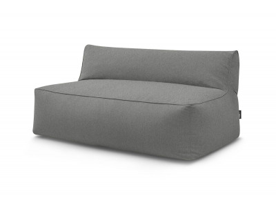 Chauffeuse 2 places sans accoudoir pour canapé de jardin modulable RIVIERA