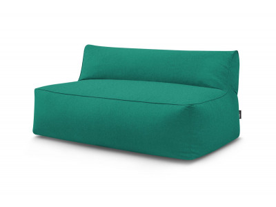 Chauffeuse 2 places sans accoudoir pour canapé de jardin modulable RIVIERA